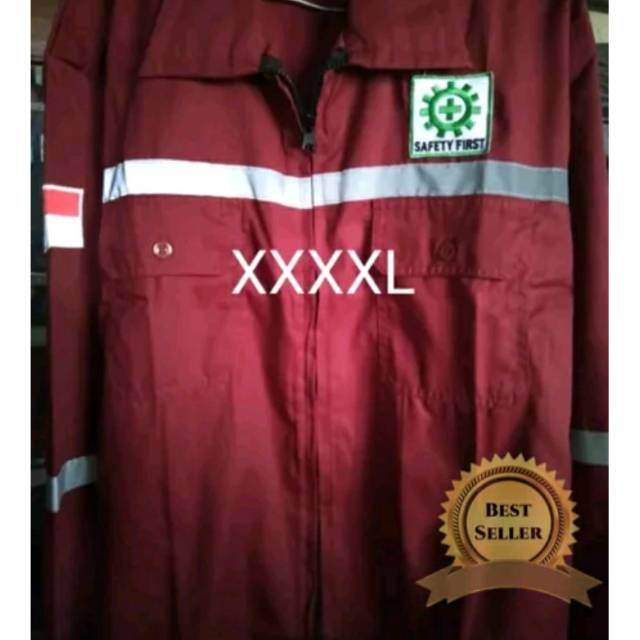 SERAGAM SAFETY MARON XXXXL RESLETING LINGKAR BADAN 130CM