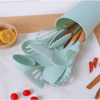 Set Alat Masak Dapur Bahan Silikon Tahan Panas Dengan Set Alat Masak Dapur Bahan Silikon Tahan Panas Dengan