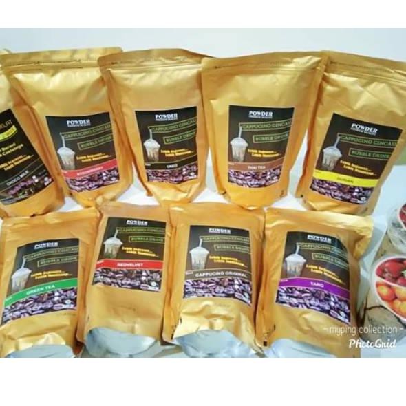 

Terjamin 1 Kg GOLD Powder bubuk minuman rasa / bubuk minuman kekinian / bubuk Minuman cappucino powd