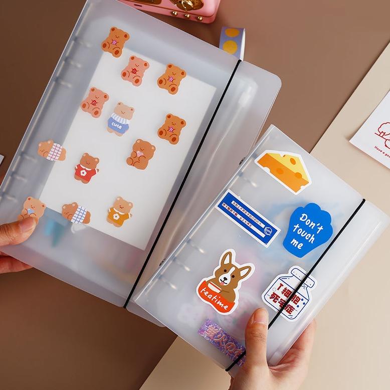 

[KODE JSJYV] Buku Binder B5 Transparan dan Loose Leaf Binder B5 26 Ring dan Binder A5 20 Ring Bahan Plastik
