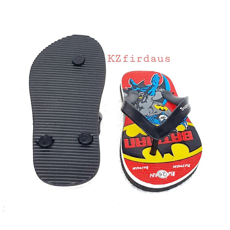 Sandal Jepit Anak MOTIF BATMAN SIZE26-35