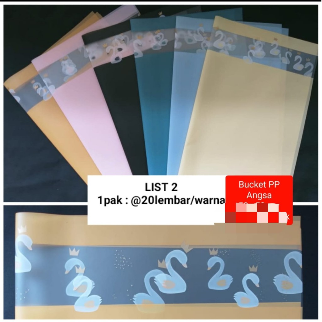 

flower wrap seri angsa satuan