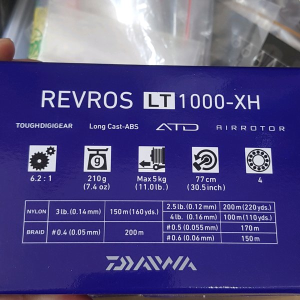 reel daiwa revros lt 1000