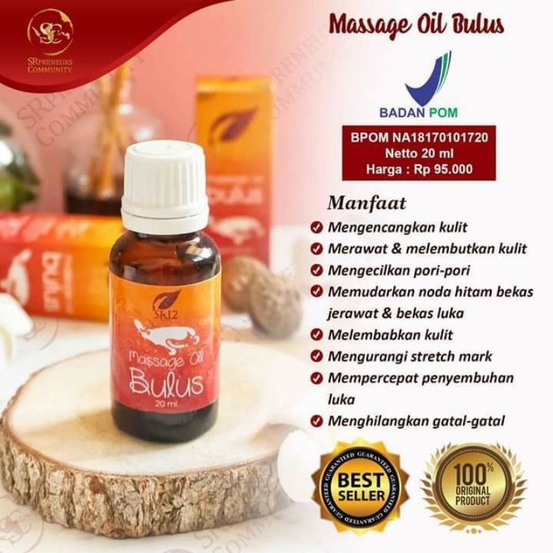 MINYAK BULUS SR12 | OBAT KUTIL | OBAT STRECMARK/SELULIT | PEMBESAR Mr.P | PENGENCANG PAYUDARA HERBAL