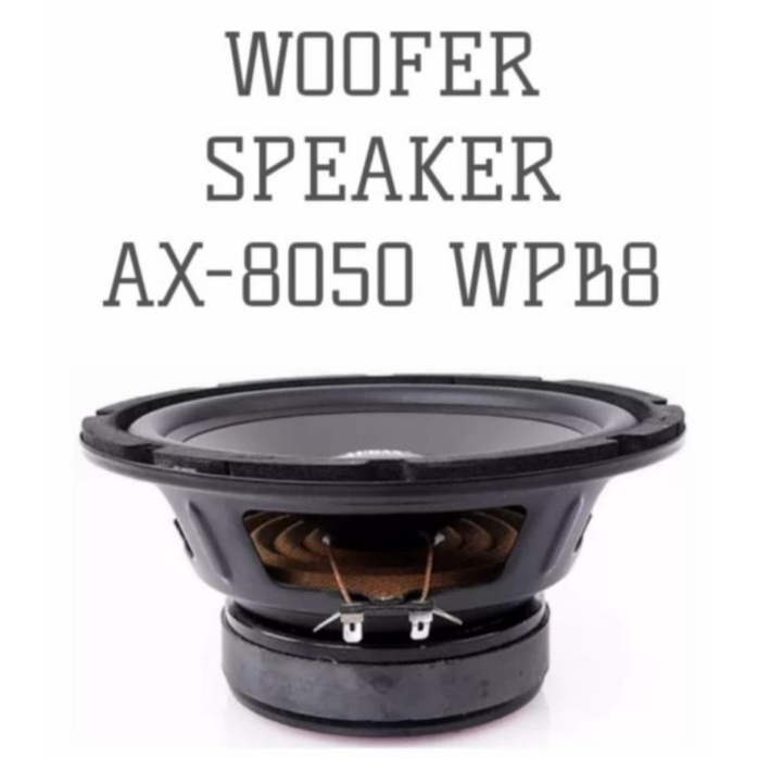 Speaker Audax 8in AX8050 WPB8 spiker 8 inch woofer AX 8050 Original