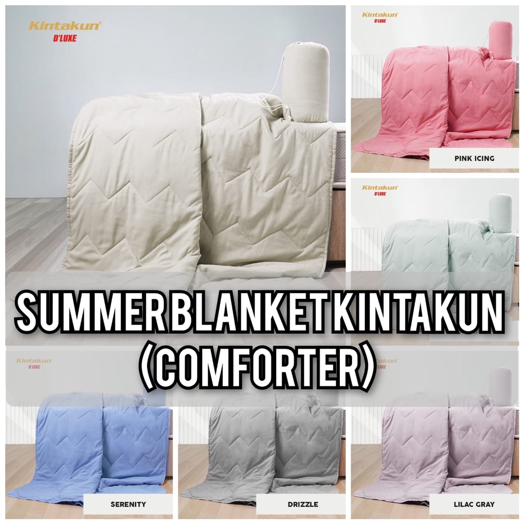 BEDCOVER / COMFORTER / SELIMUT KOREA SUMMER BLANKET KINTAKUN 150X200