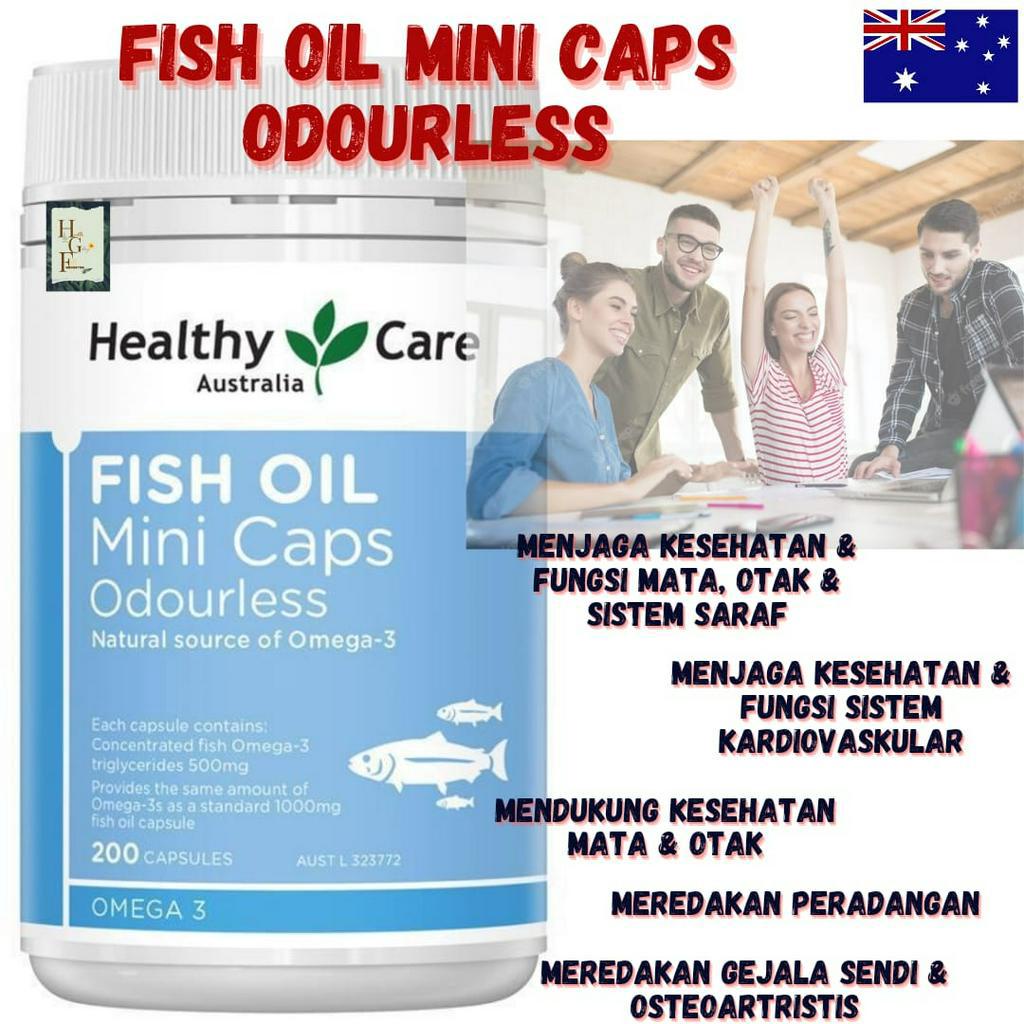 Healthy Care Odourless Fish Oil 200 Mini Capsules