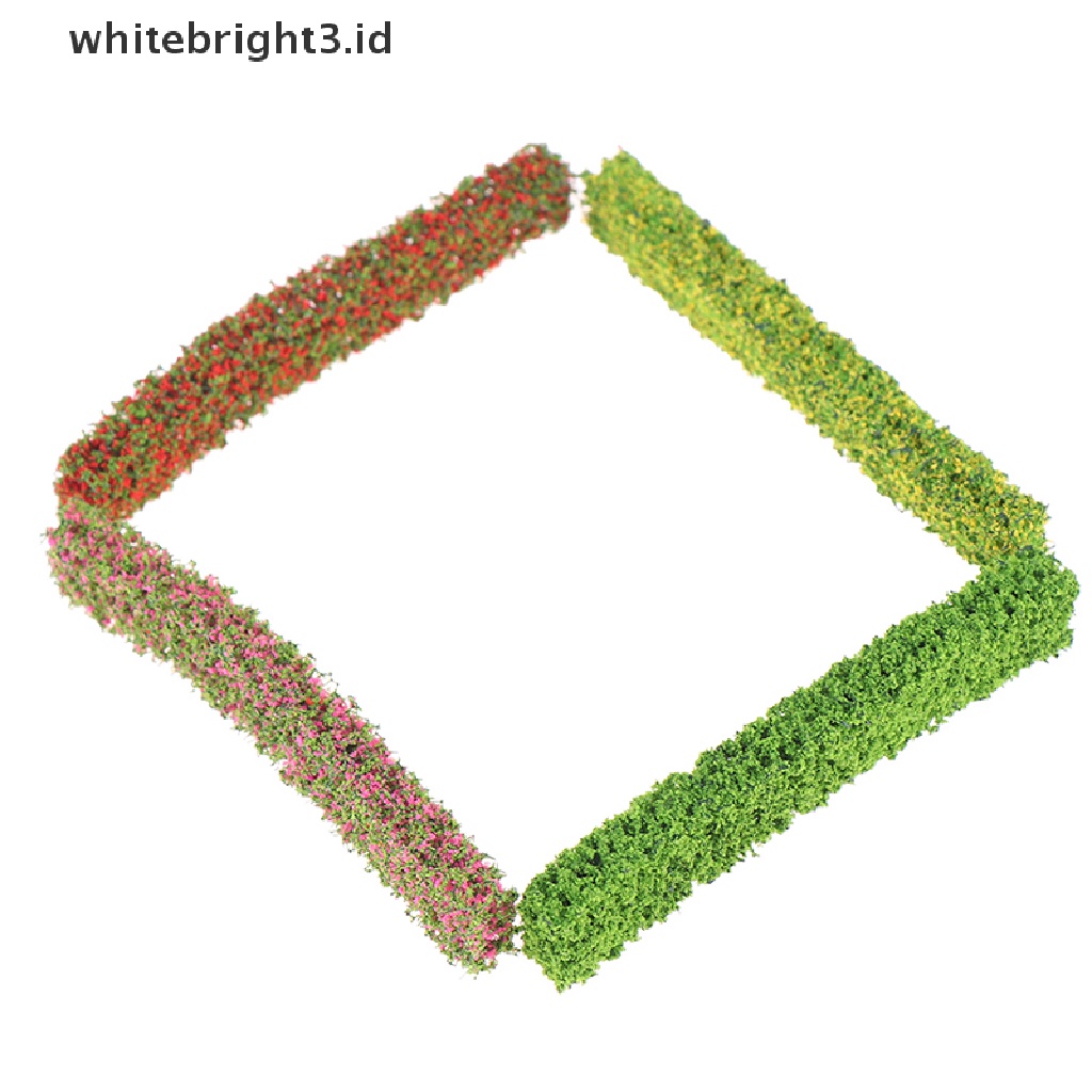 (whitebright3.id) 2pcs / Set Miniatur Pagar Rumput Hijau Untuk Dekorasi Taman Mini / DIY