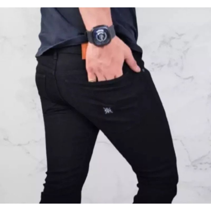 CELANA PANJANG LEPIS PRIA BAHAN NGARET MODEL PENSIL SLIM FIT