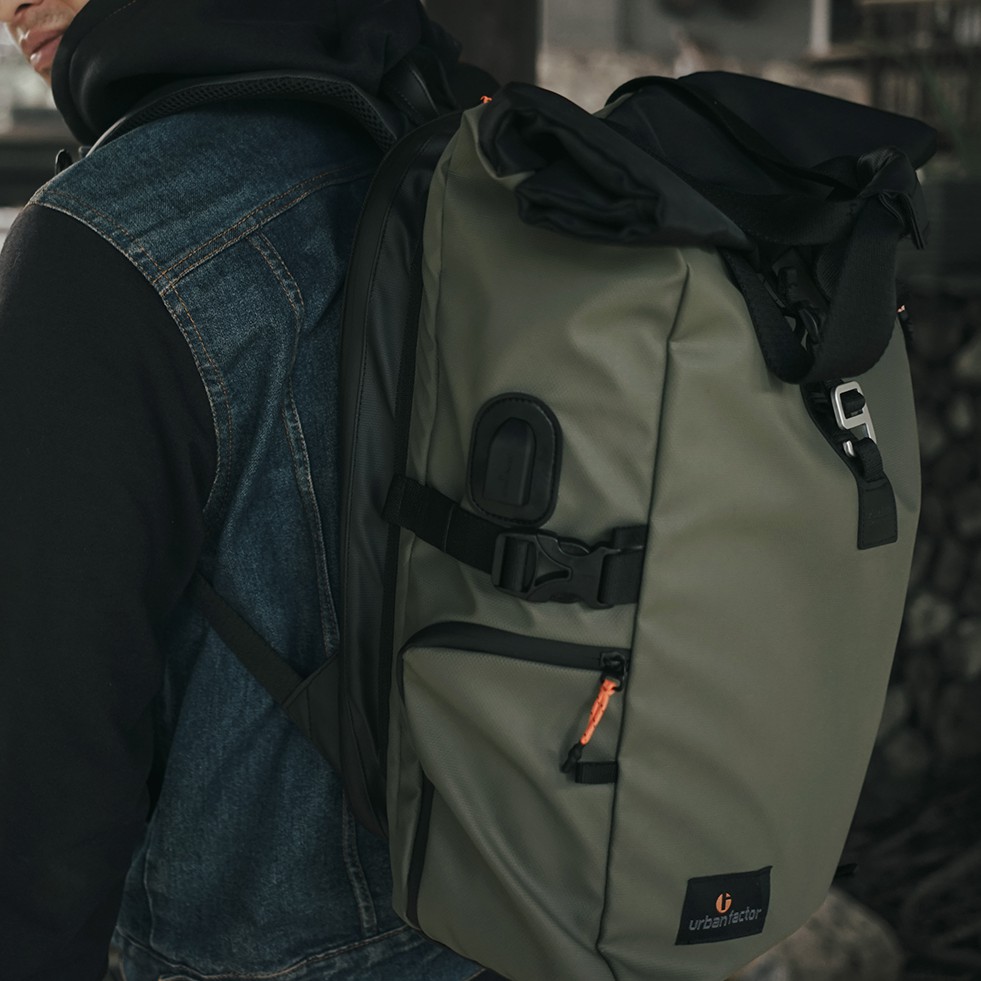 LANSPRESADO ARMY |Urban Factor x FORIND|Tas Ransel Punggung Ori Bag Pria Wanita Backpack Baru Besar