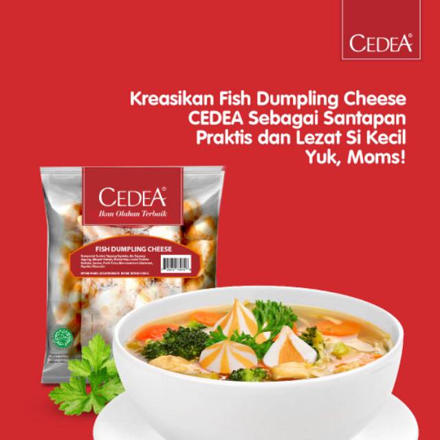 Cedea Fish Dumpling Cheese 500 gram