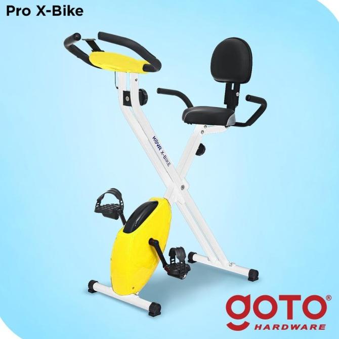 GOTO SEPEDA STATIS FITNES KOVA PRO X BIKE DENGAN SANDARAN SD6D45F6FC