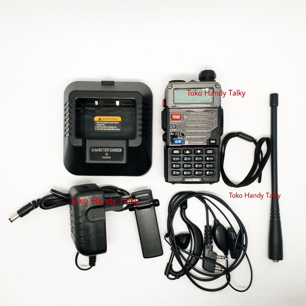 HANDY TALKY VERXION UV-5RE DUALBAND NEW ORIGINAL GARANSI RESMI POSTEL