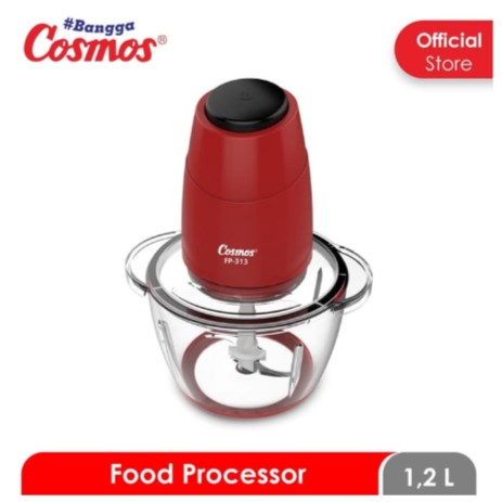 Cosmos Food Processor 1.2 Liter  FP-313 FP313 Pelumat Daging 4 Pisau