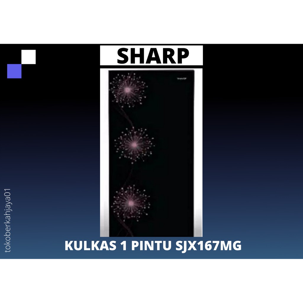 KULKAS 1 PINTU SHARP SJX167MG #MURAH
