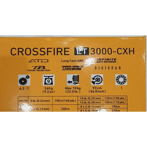 REEL DAIWA CROSSFIRE LT 3000 CXH (ORI)