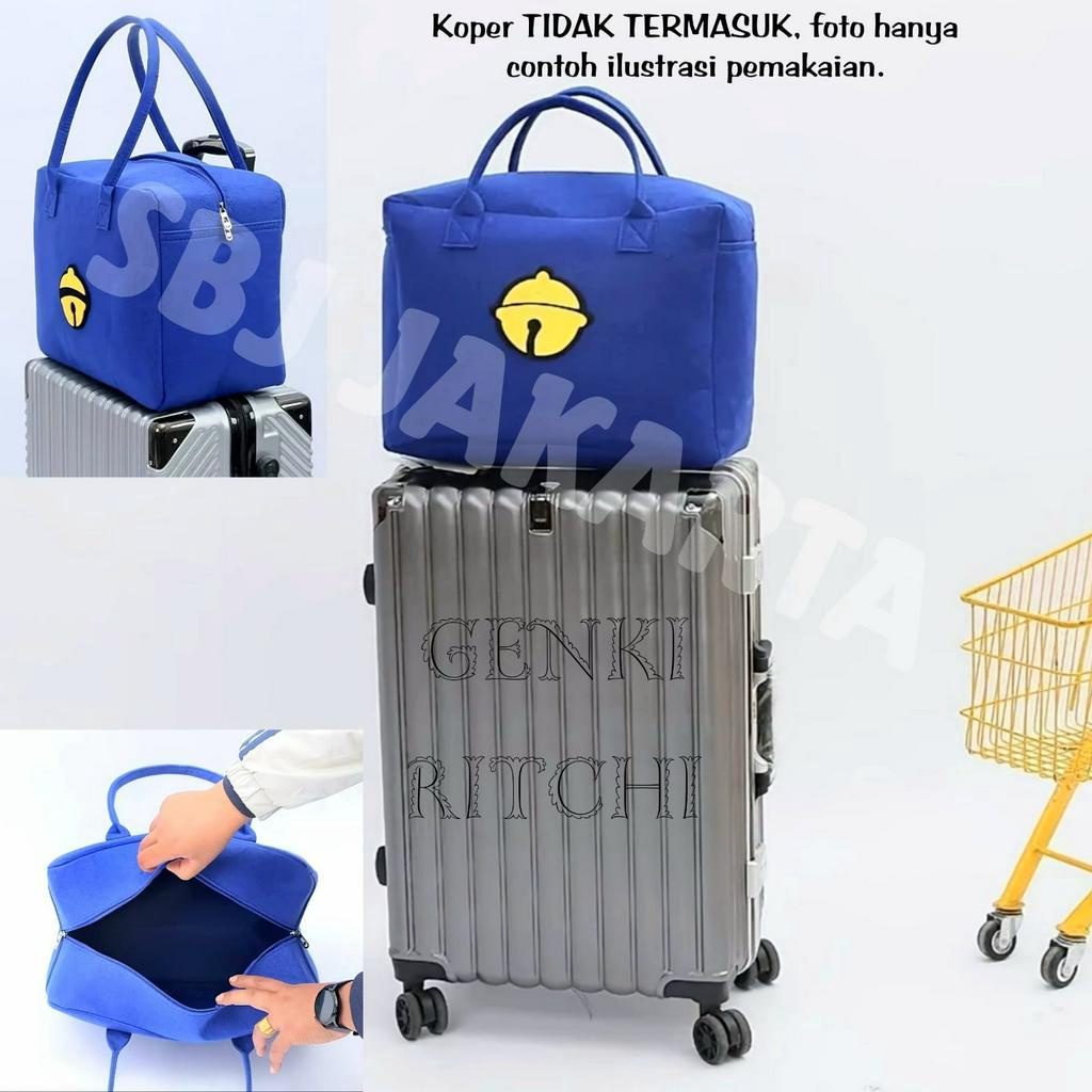 Tas Travel Multifungsi Tas Piknik Tas Olahraga Tas Duffel Ukuran Besar motif kartun Duffer bag