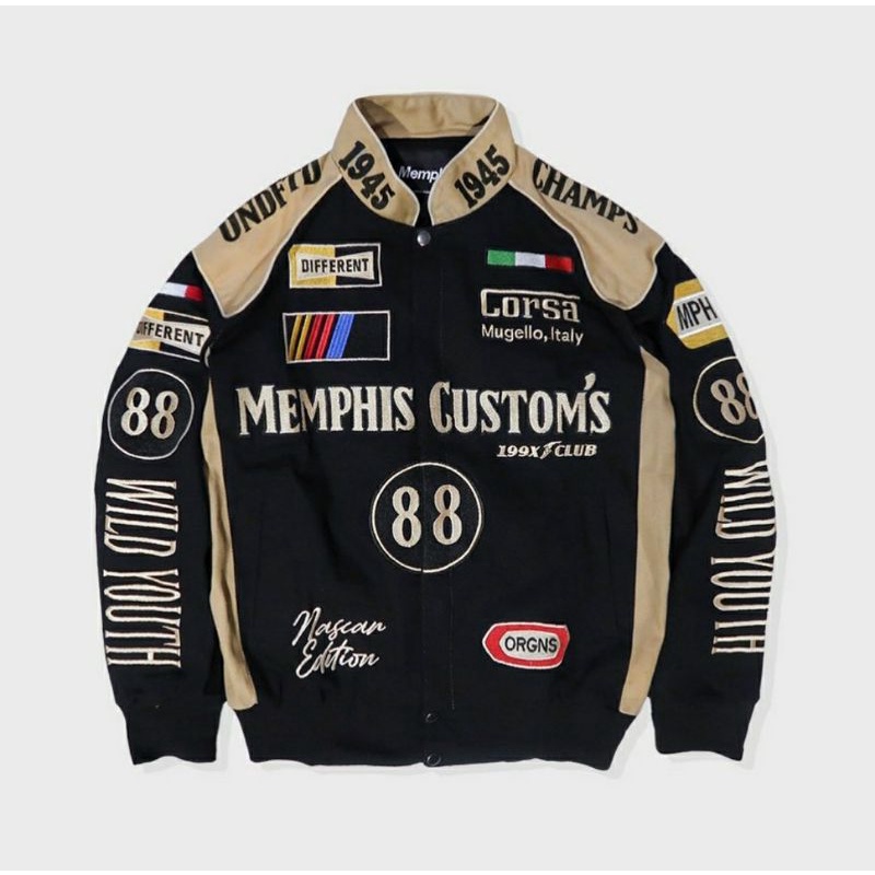 MEMPHISORIGINS - CORSA NASCAR JACKET / NASCAR JAKET / JAKET OTOMOTIF PRIA /JAKET BALAP PRIA /JAKET O
