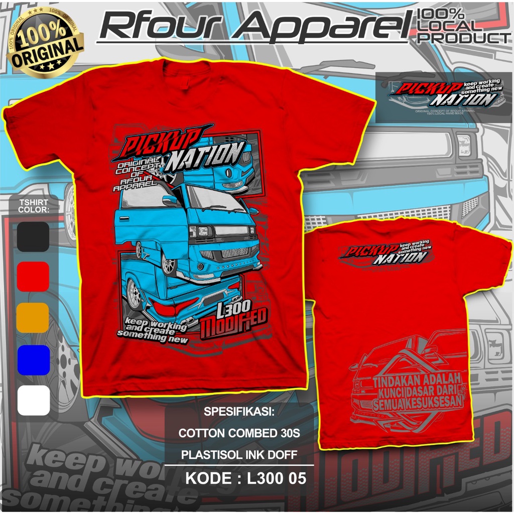 KAOS ELSA BAJU ATASAN KAOS L 300 PICK UP MANIA INDONESIA KAOS PICK UP PREMIUM DISTRO KAOS PICK UP