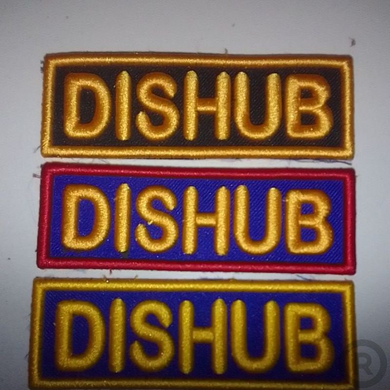 bordir nama dishub timbul/D Bordir Nama Custom