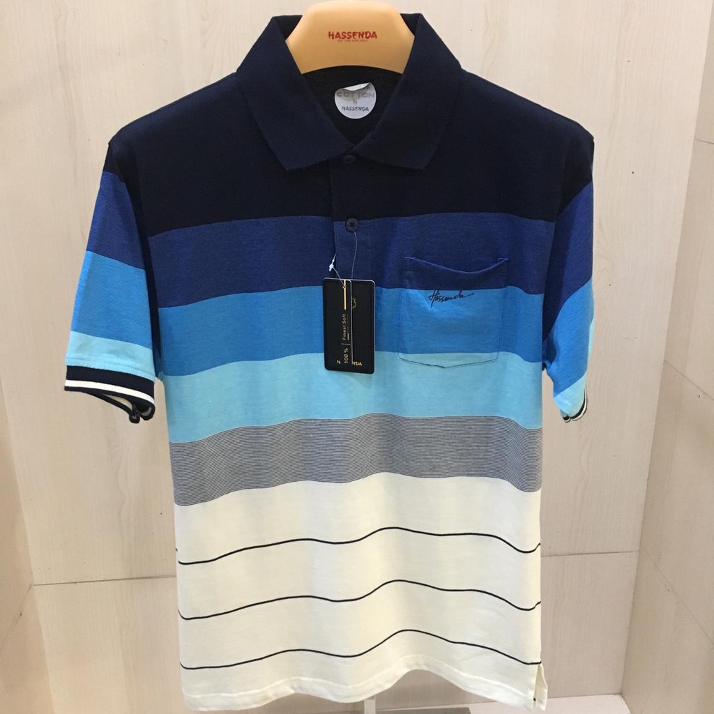 Kaos Polo Salur Hassenda / Baju Polo Pria / Baju Pria Murah