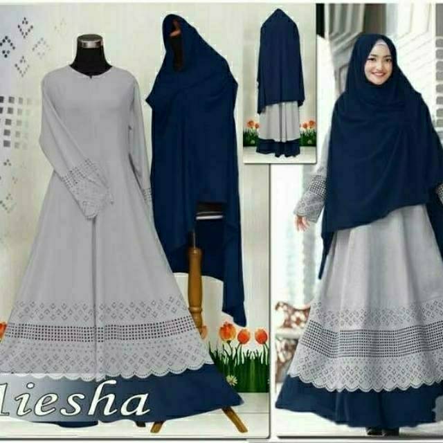 ORI EPROJECT GAMIS BERGO PESTA AIESHA SYARI 3 WARNA BAJU HIJABERS MUSLIM MURAH BAJU LEBARAN