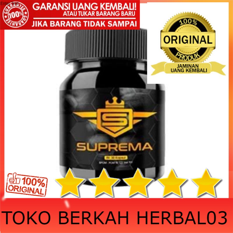 100% ASLI SUPREMA ASLI HERBAL Obat-kuat Pria Dan Pembesar P3-nis