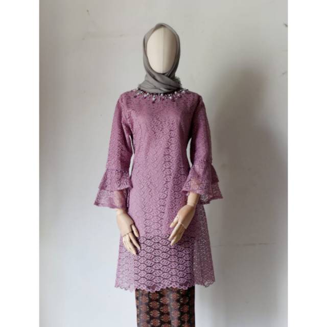 ATASAN KEBAYA BRUKAT PAYET/KEBAYA PESTA/REALPICT KEBAYA 