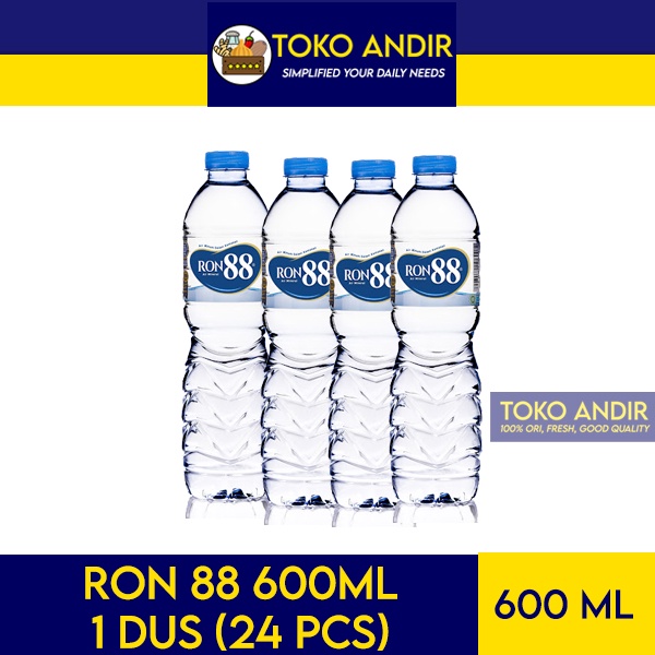 Jual Ron88 Air Mineral 600ml Per Dus 24pcs Shopee Indonesia