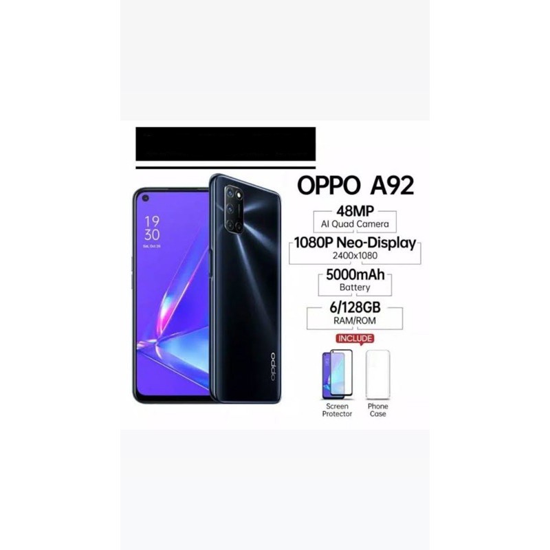 OPPO A92 RAM 6 ROM 128