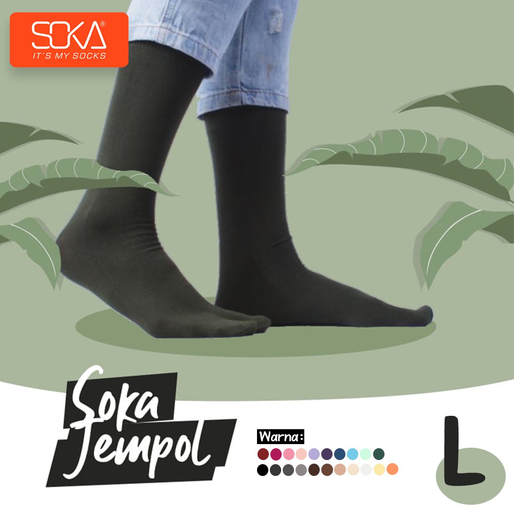 Soka Basic Jempol L - Kaos Kaki Jempol Muslimah - Distributor Soka