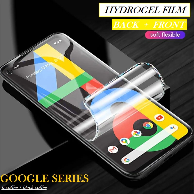 PWY CLEAR HYDROGEL anti gores GOOGLE PIXEL 3A XL / PIXEL 3XL / PIXEL 3A / PIXEL 3 / PIXEL 2 XL / PIXEL 2 DEPAN BELAKANG