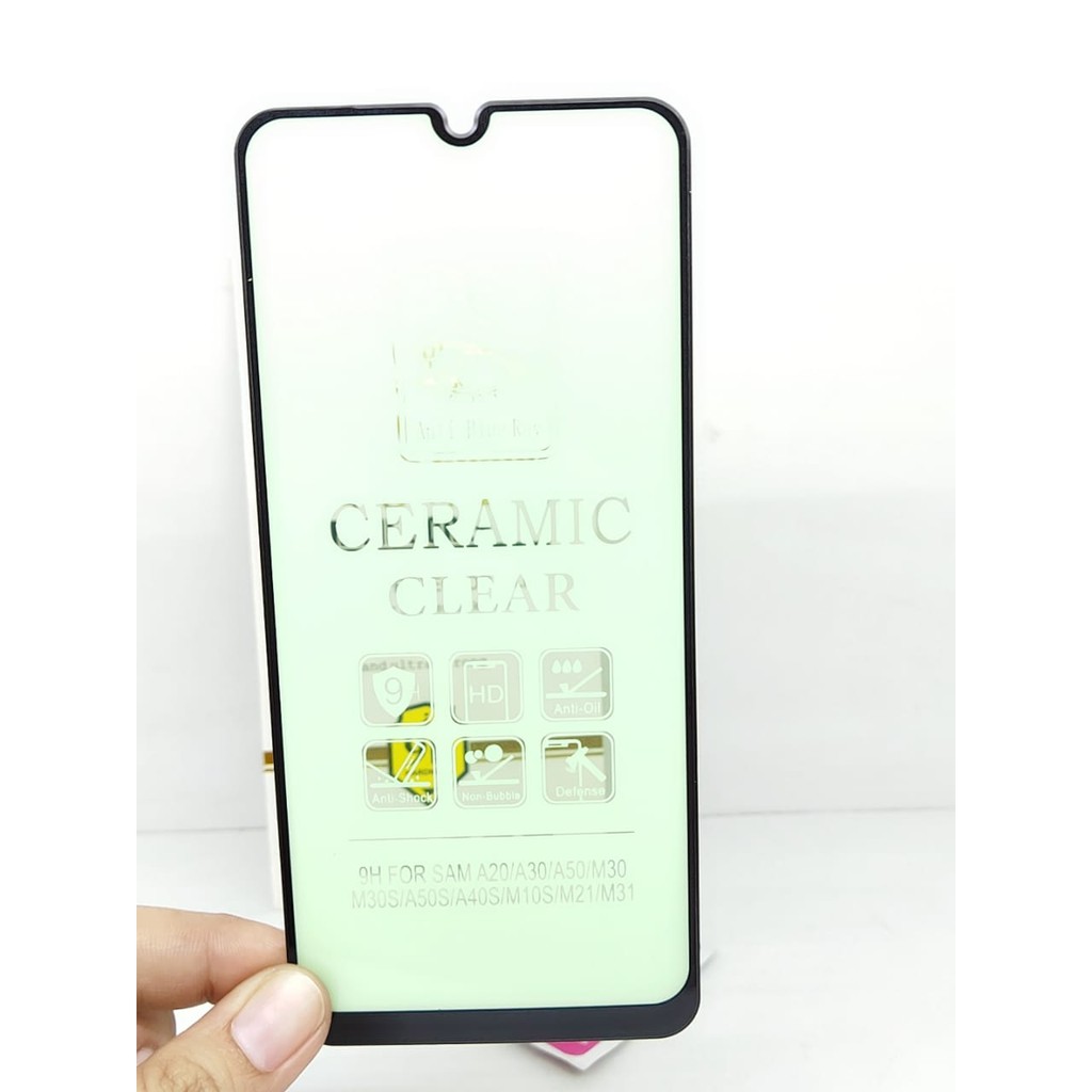 Tempered Glass Ceramic Film Vivo S1 S1 Pro 6.38 inchi GREEN LIGHT Anti Radiasi Protection eye