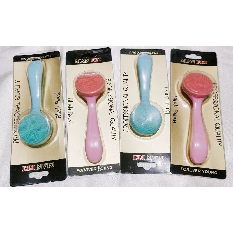 Vinztstore -Sikat Gagang Pembersih Wajah Sikat Wajah Manual Silikon Sikat Wajah Silikon Facial Brush Silicon Termurah bisa COD