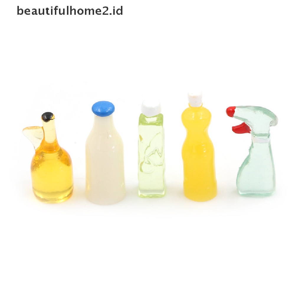 Beautifulhome2. Buku Literatur Dalam Bahasa MandarinId 5pcs Miniatur Botol Plastik 3cm Untuk Aksesoris Dapur Rumah Boneka 1: 12