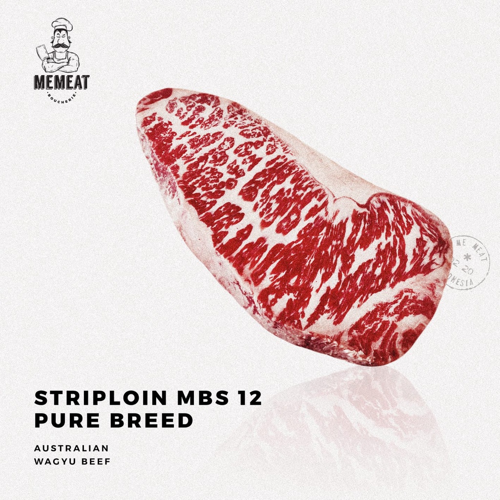 

Striploin MBS 12 Pure Breed - Australian Wagyu Beef - Memeat