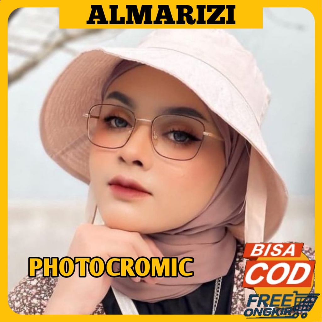 [TERMURAH] Kacamata Photocromic Korea / Anti Radiasi 2 In 1 Potokromik Photochromic Pria Wanita Fotocromic Potocromic