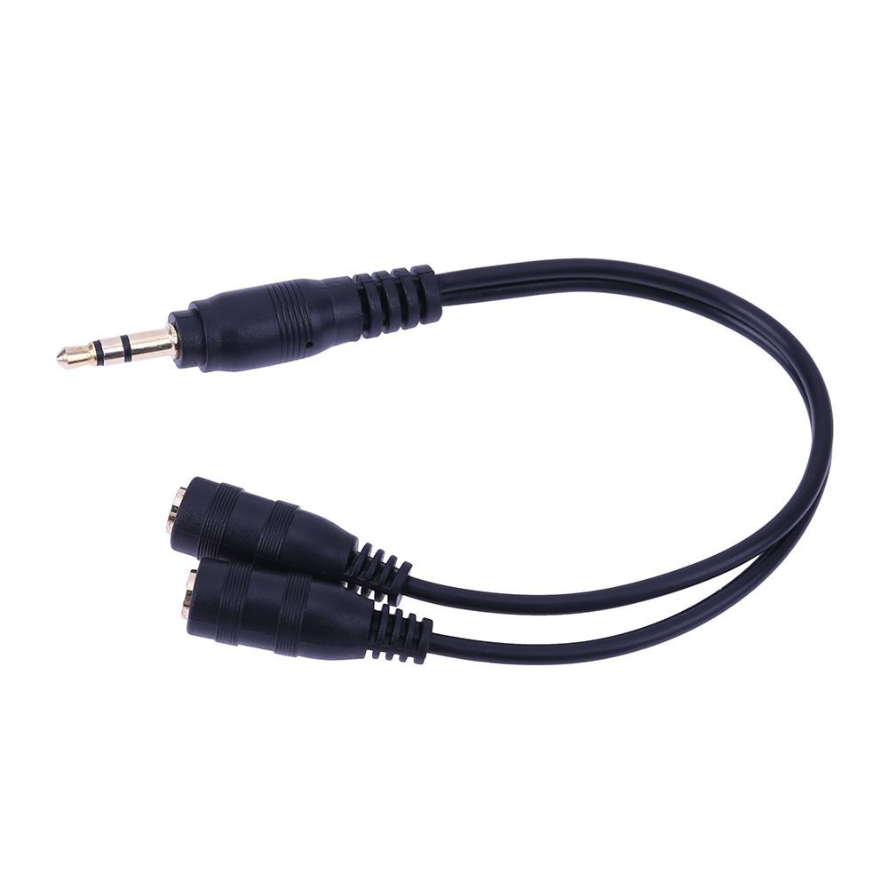 MOJITO 3.5mm 1 Male to 2 Female Y Splitter Stereo Extension Audio Cable