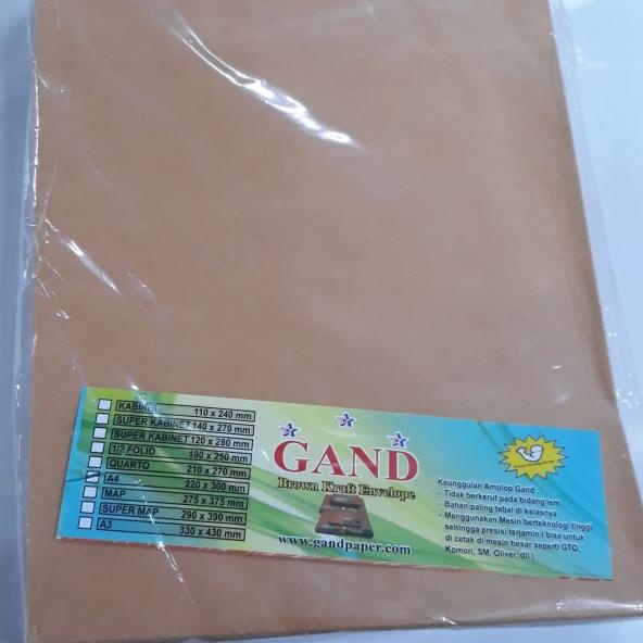 

◘ Amplop coklat A4 ☪