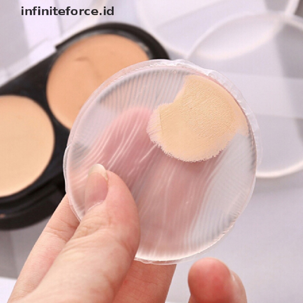 (Infiniteforce.Id) Spons Puff Silikon Penggunaan Basah / Kering Untuk Makeup / Kosmetik Wanita