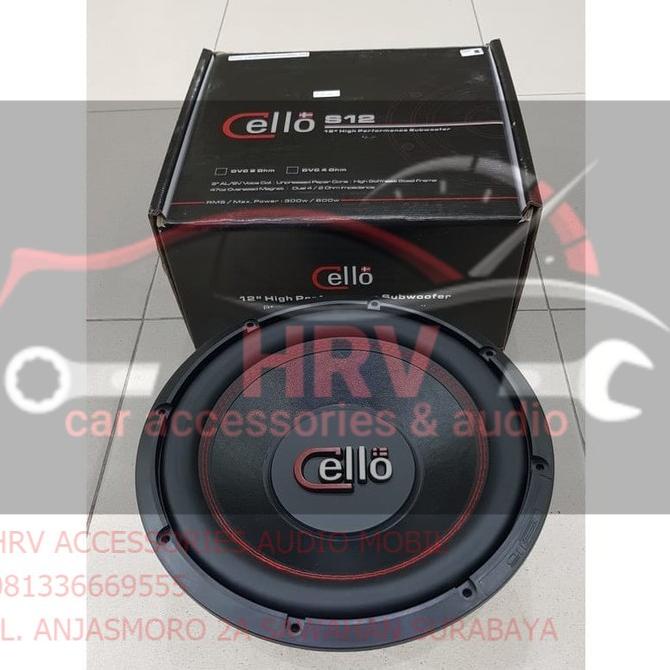 SUBWOOFER CELLO S-12 SPECIAL PROMO SUPER QUALITY .
