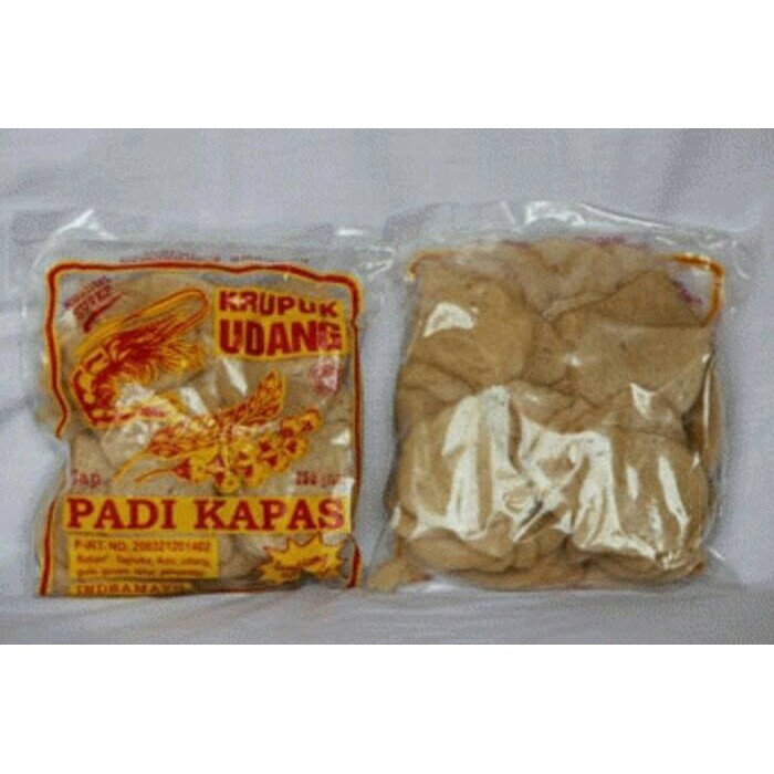 

PAKET (Isi 6 Bungkus) Kerupuk Udang Mentah PADI KAPAS khas Indramayu-Cirebon Jawa Barat