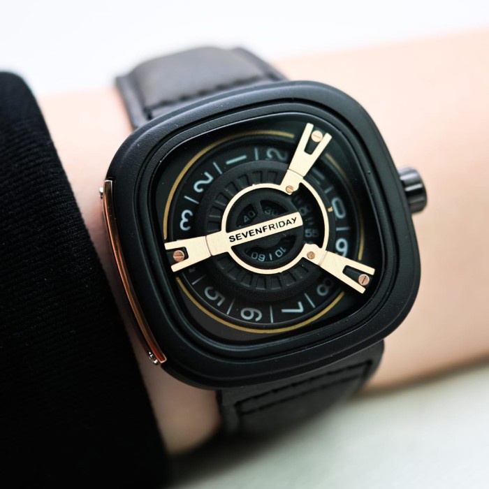 Jam Tangan Pria Murah COD Watch Fashion Terbaru Keren T2V0 Jam Tangan Pria SevenFriday Kulit Best Se