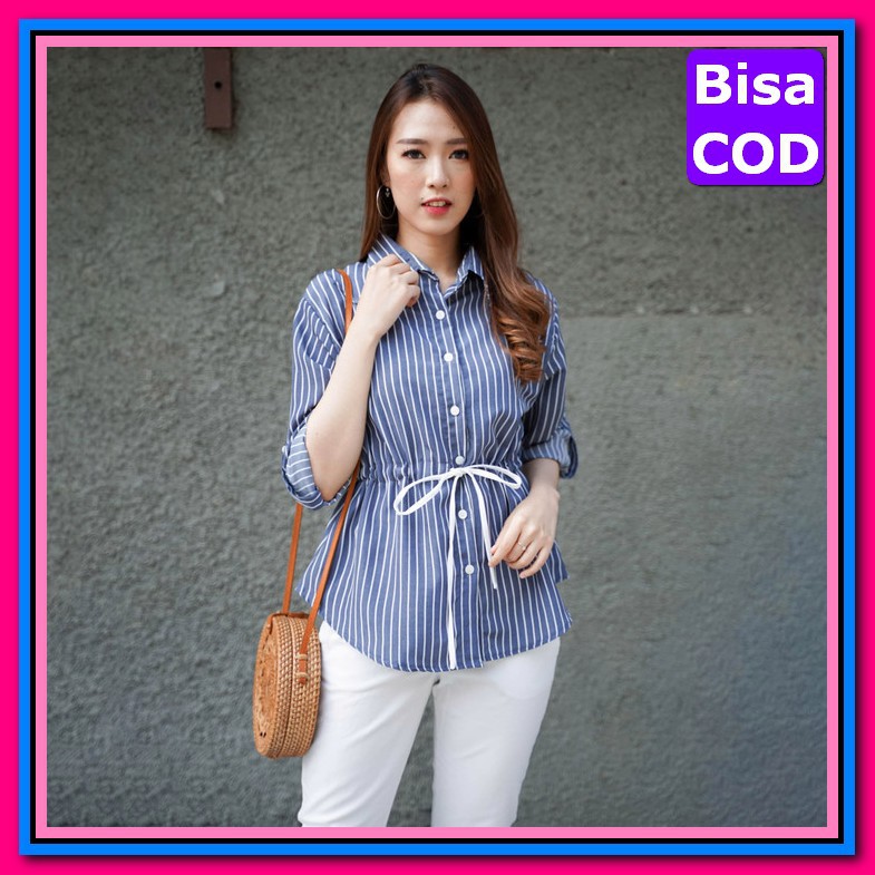 Kemeja Tie Dye Abstract Kemeja Cewek Tie Die Import Bu709 Fortkla HM492 Jovie Kemeja Serut Kantor W