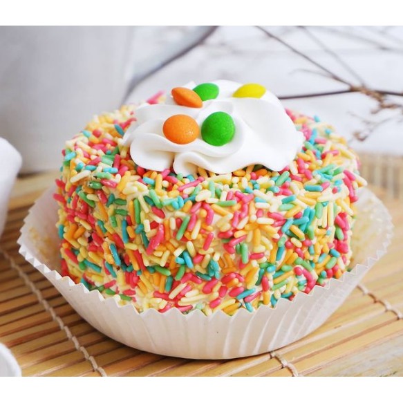 

Kue Ulang Tahun Black Forest Roll Mesis Rainbow - Mini Cake