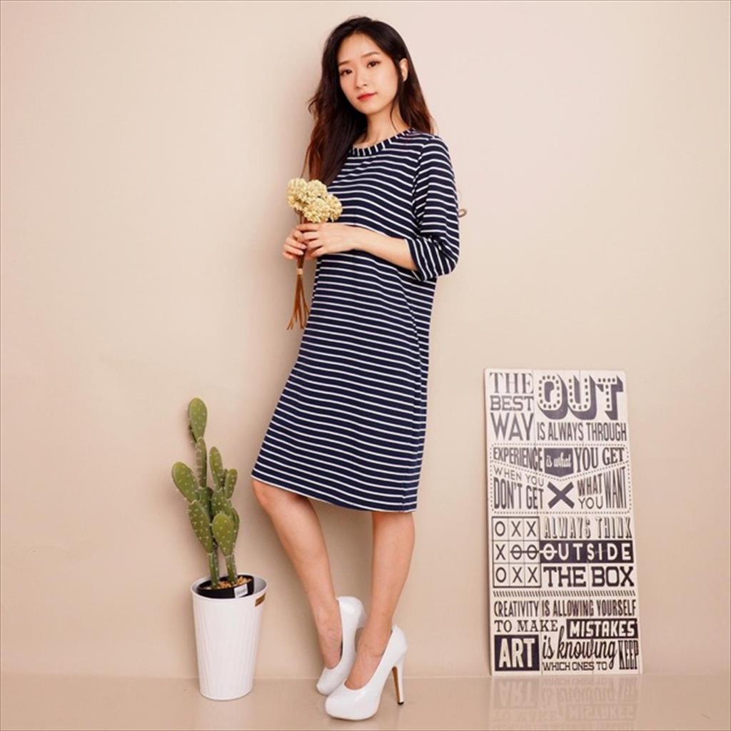 MAGGIE DRESS NAVY