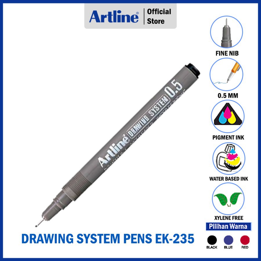 

PULPEN ARTLINE DRAWING PEN 0.5MM EK-235