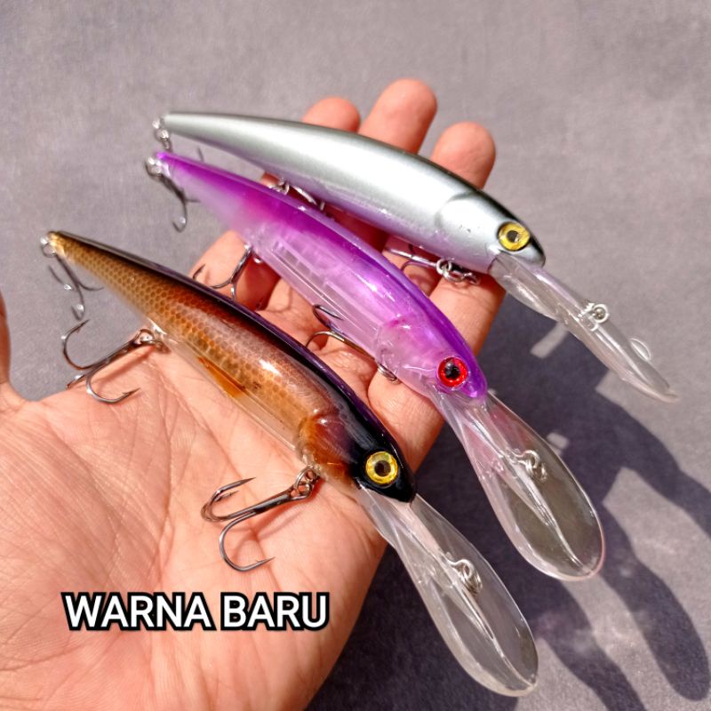 Umpan Trolling Rattle 3meter - Lure Trolling Untuk Muara &amp; Laut 12cm 20gram