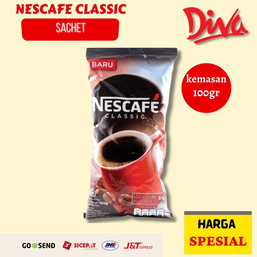 

[90gr] Kopi Nescafe Classic Sachet