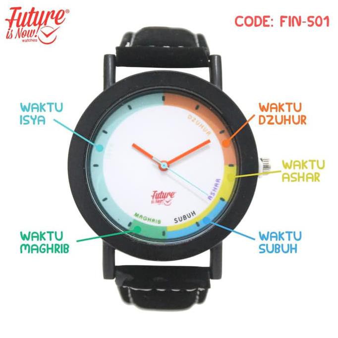 JAM TANGAN SHOLAT MUSLIM - JAM TANGAN SHOLAT 5 WAKTU (FIN-501)